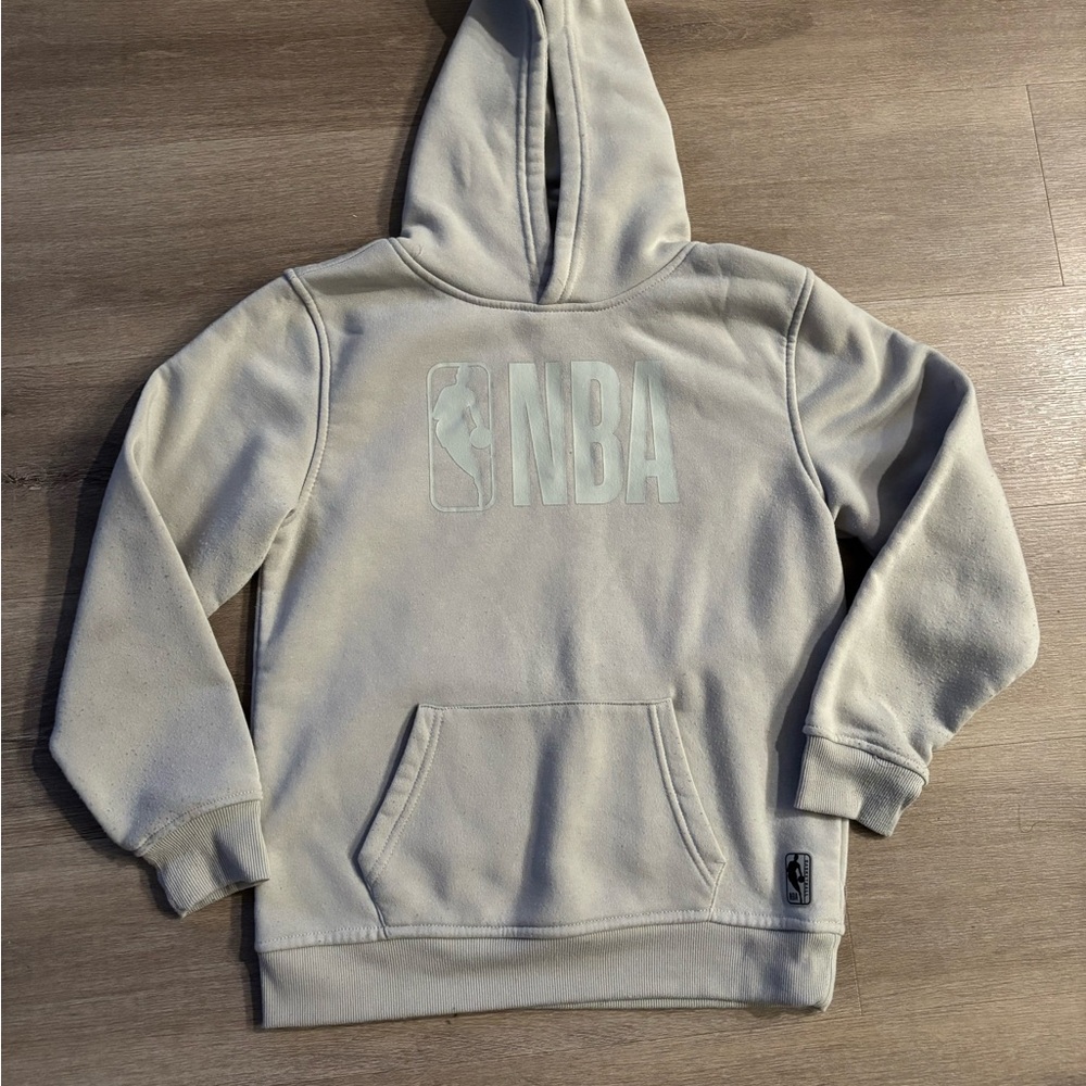 NBA Grey Pullover Hoodie with Classic Tag